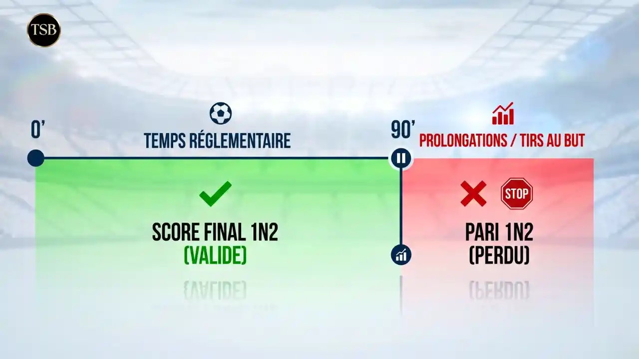 1X2 et temps règlementaire