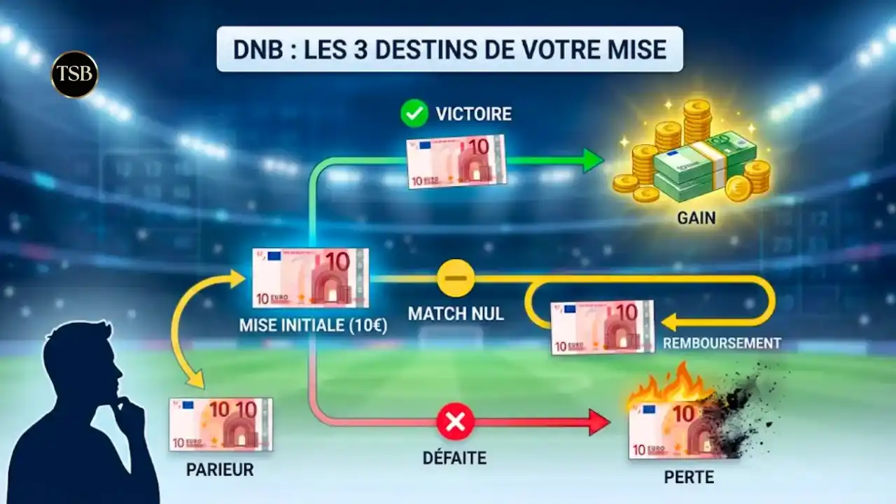 Illustration du DnB dans les paris sportifs